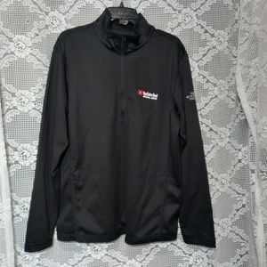The North Face Youtube Red Men's Full Zip Black Collar Jacket Size L
